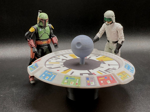 Custom death star holo table - star,