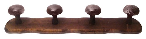 Appendiabito legno scuro 4 - legno,