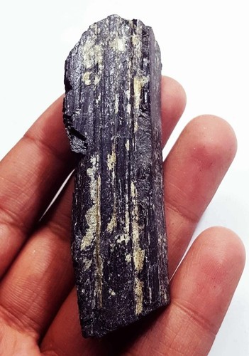 Tormalina nera naturale grezza - nera,