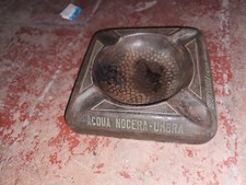 Posacenere Acqua Nocera Umbra cestino pubblicitario Ferro China Bisleri P2B2