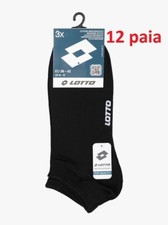 LOTTO - 12 PAIA CALZINI CORTI FANTASMINO UOMO DONNA COTONE LEGGERO