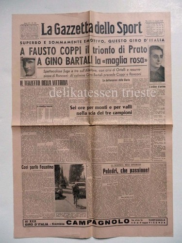 Gazzetta dello sport 1947 - gazzetta,