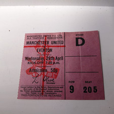 BIGLIETTO STUB - MANCHESTER