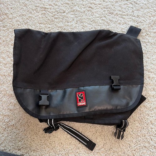 Borsa tracolla cromo nera - tracolla,