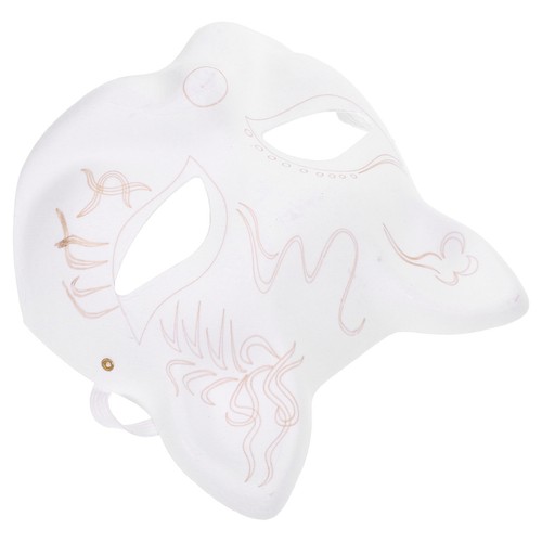 Maschera carta bianca - carta,