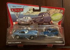 Disney Pixar Cars 2 Diecast Finn McMissile & Tomber nuovo con scatola difetti 2010