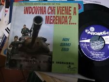 7" OST INDOVINA CHI VIENE A MERENDA  FRANCHI INGRASSIA MAESTRO PREGADIO N/MINT