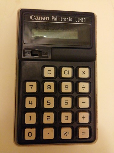 Calcolatrice vintage canon - vintage,