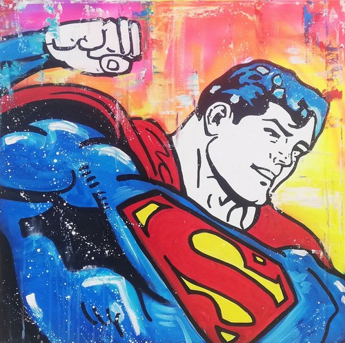 Colorato moderno superman - colorato,