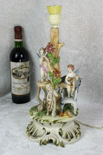Lampada angeli putti - , firmata