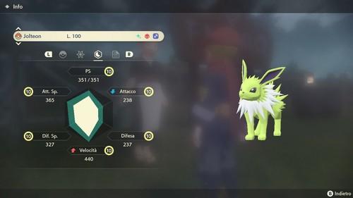 Jolteon alfa shiny 6iv fully - shiny,