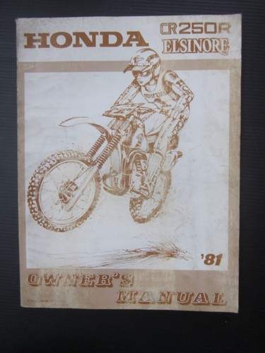 Honda 250 elsinore 1981 - cr,