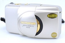 *COME NUOVO* OLYMPUS μ mju ZOOM 115 DELUXE fotocamera punta e scatta pellicola 35 mm dal Giappone JPN