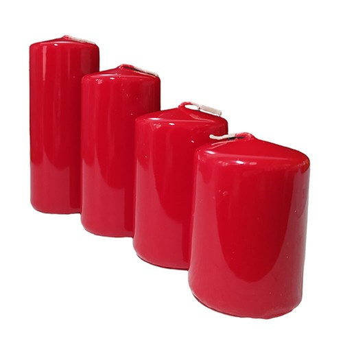 Set candele cilindro - 4, a