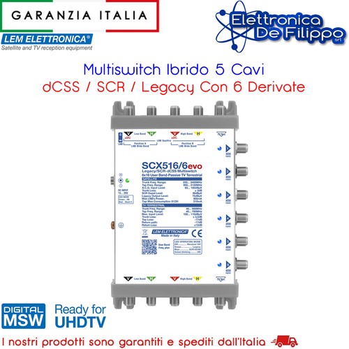 Scx516 6evo multiswitch ibrido - multiswitch,