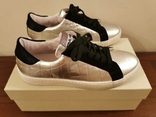 Scarpe argento sportive da