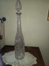 bottiglia di cristallo di