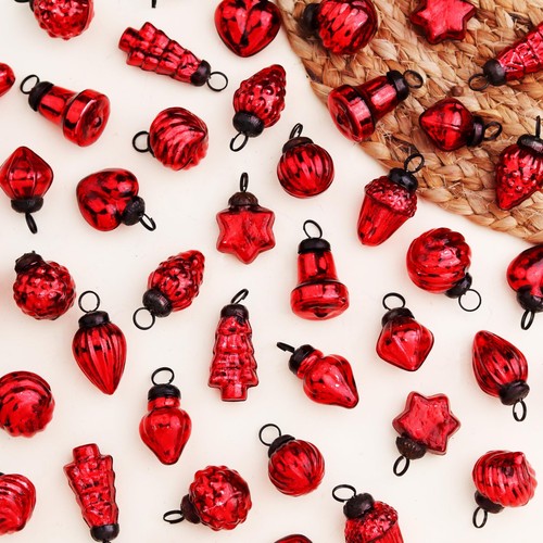 Pezzi vetro rosso - 25,