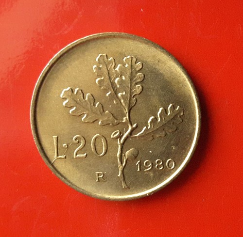 Lire 1980 errore frattura - 20,