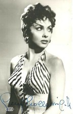 GINA LOLLOBRIGIDA autografo