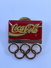 COCA COLA Original OLIMPIADI OLYMPIC GAMES vecchia spilla spilletta old pin *