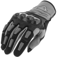 GUANTI ACERBIS CARBON “G” 3.0 GLOVES PER MOTO SCOOTER VARIE TAGLIE GRIGIO NERO