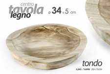 CENTRO TAVOLA VASSOIO LEGNO
