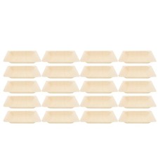  Piatti per sushi in legno da 20 pezzi: vassoi per servire cibo a forma di barca