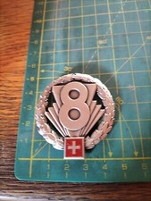 Svizzera stemma fregio da basco esercito svizzero Numero 8