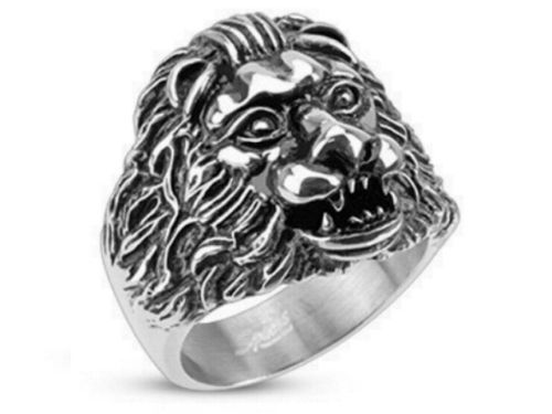 Anello acciaio 316l testa - anello,
