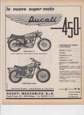 advertising Pubblicità -MOTO DUCATI  DESMO 450 MARK 3 SCRAMBLER'69-MOTOITALIANE