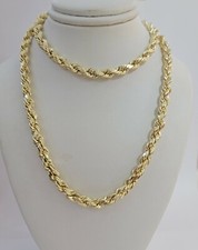 Real 10K Yellow Gold Rope