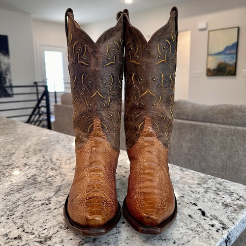 Stivali lucchese gamba struzzo - stivali,