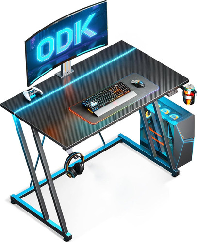 Scrivania gaming con - scrivania, led,