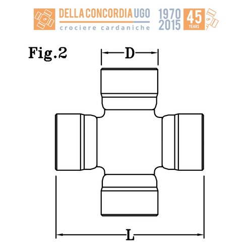 Crociera cardanica 88 per - crociera,