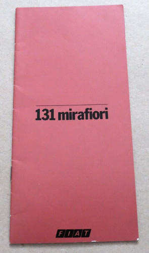 1978 fiat 131 - 131, mirafiori