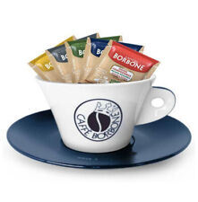 Tazzone Tazza porta Kit Accessori Zuchero Cialde Capsule Blu Rossa Nera Oro Dek