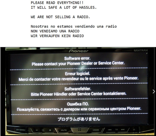 Pioneer avic 8000nex scheda - pioneer, sd