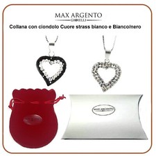 Collana argento 925 con - collana,