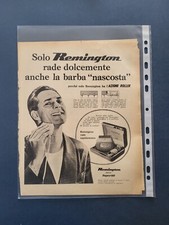 REMINGTON RASOIO ELETTRICO BARBA CLIPPING RITAGLIO PUBBLICITA' ADVERTISING #12