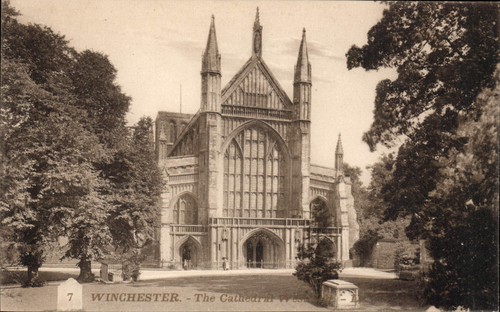 Winchester the cathedral - winchester., west