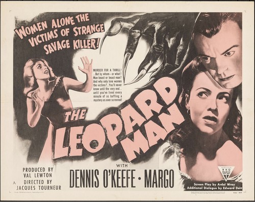 The leopard man poster - leopard,