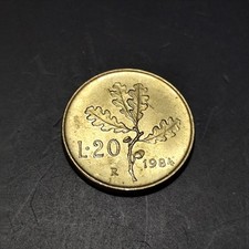 Moneta 20 Lire Italia 1984