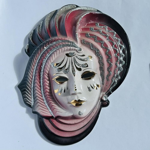 Maschera parete porcellana - parete,