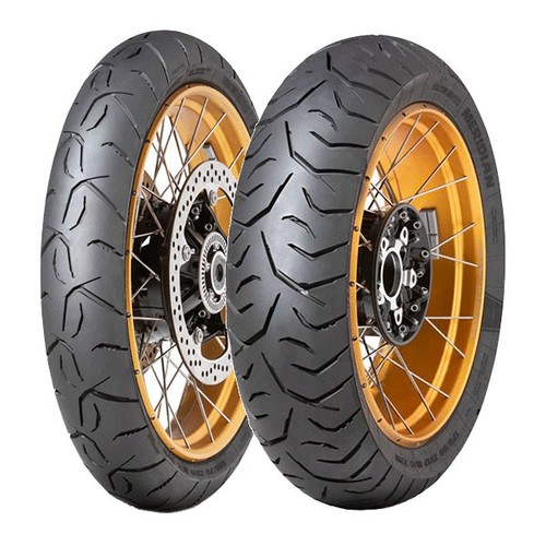 Coppia gomme dunlop - coppia, 100/90-19