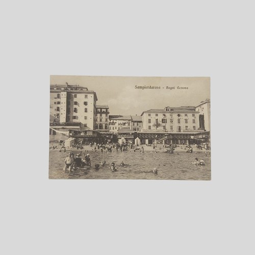 Cartolina epoca genova - d'epoca,