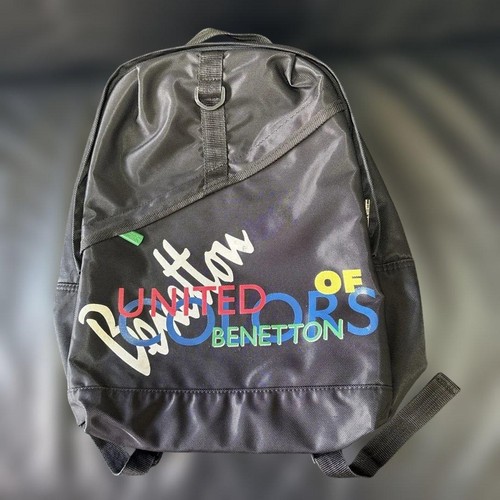 Zaino benetton vintage nero - zaino,
