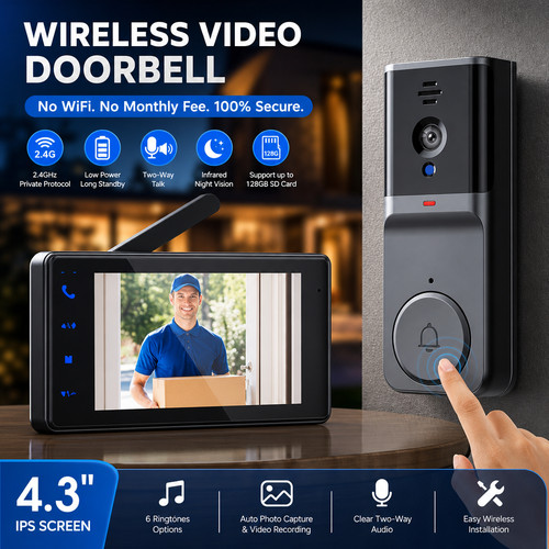 Videocitofono senza wifi - senza,