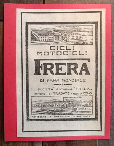 1925 como pubblicita - in, con
