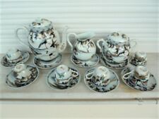  SATSUMA  MEIJI TASHIRO TSUKURI 田代造 YOKOHAMA 1870-1910 TEA SET